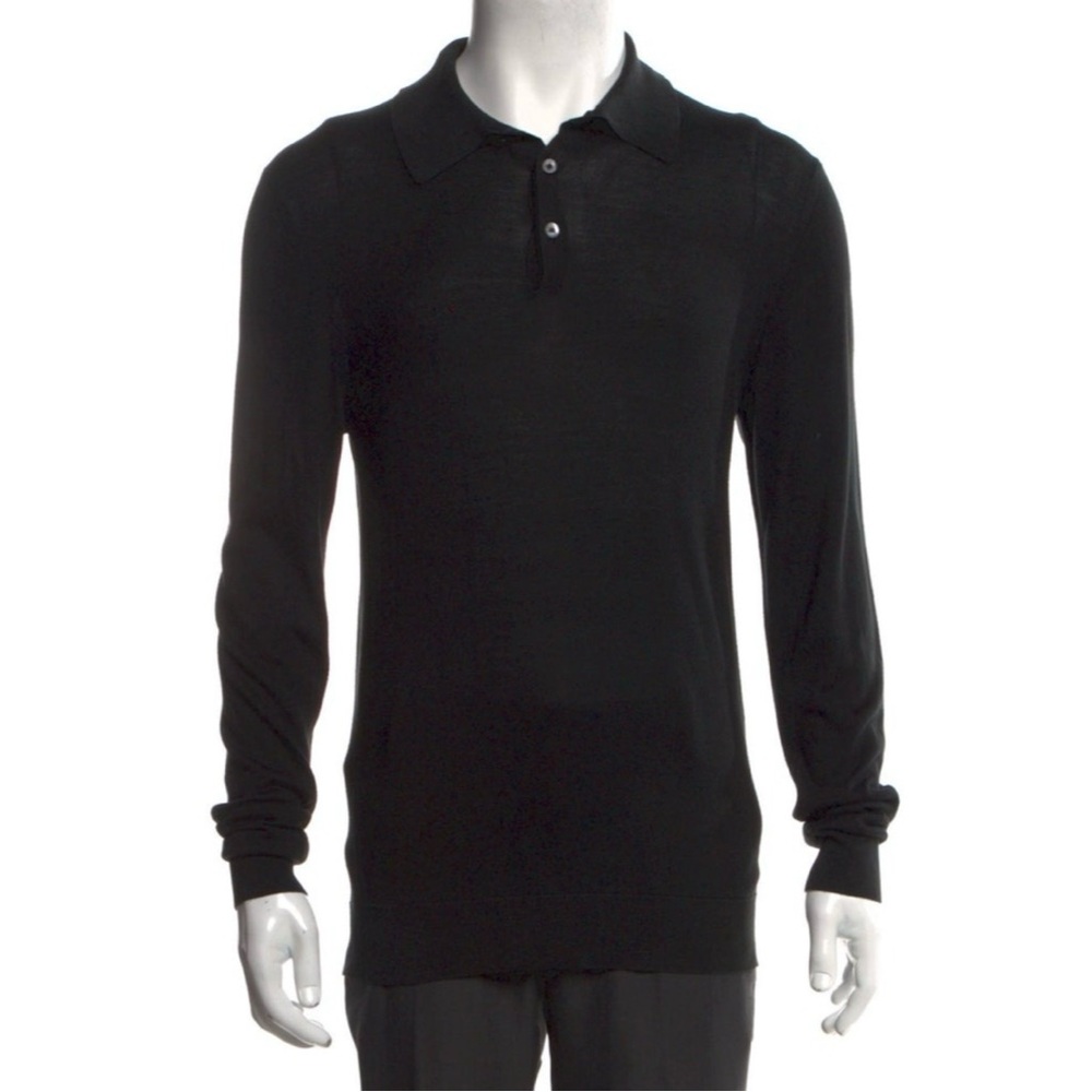 BATTISTONI 100% Silk Knit light-weight polo shirt IT
50 Navy